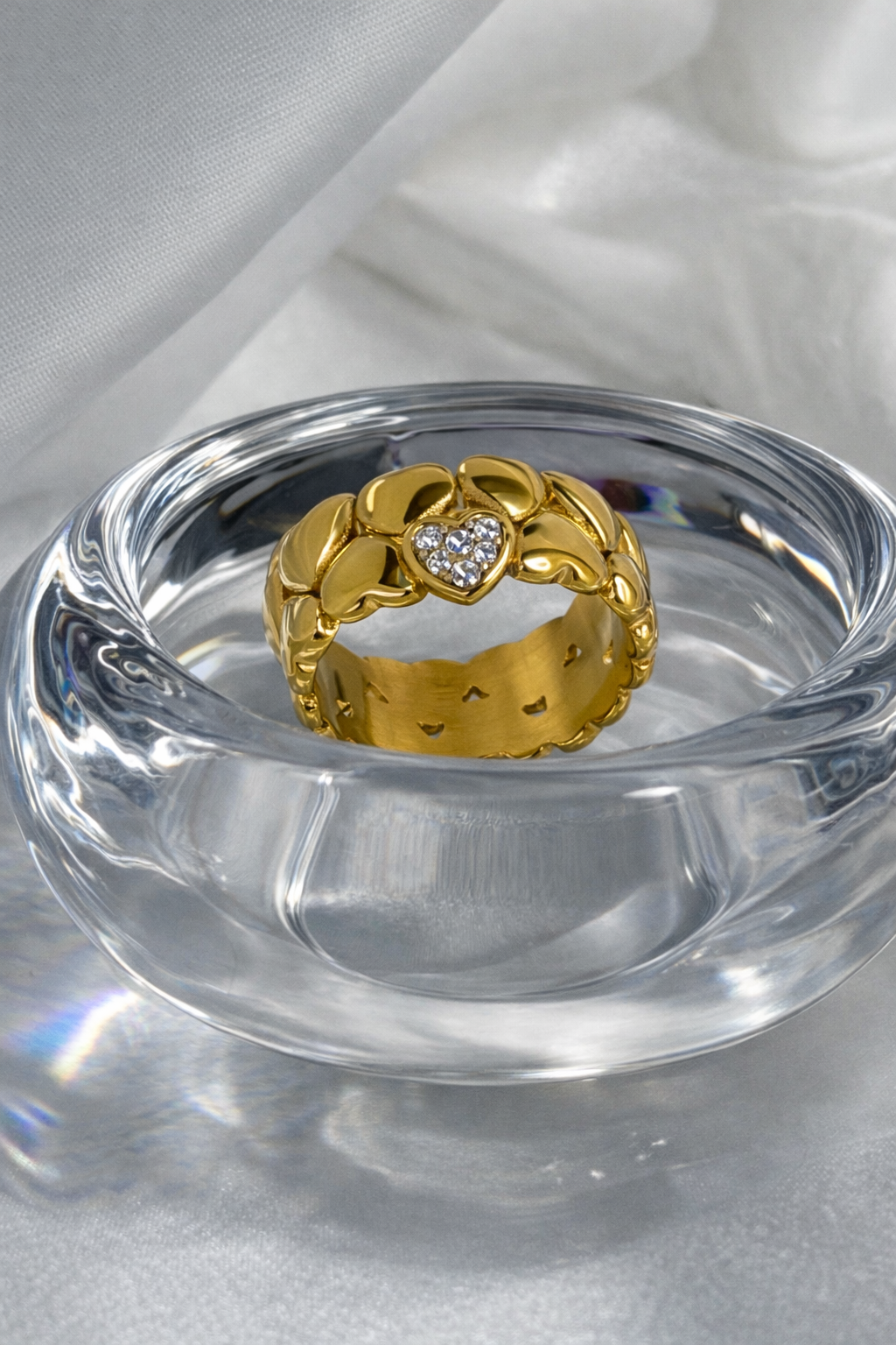 Amore Gold Ring – Bild 3